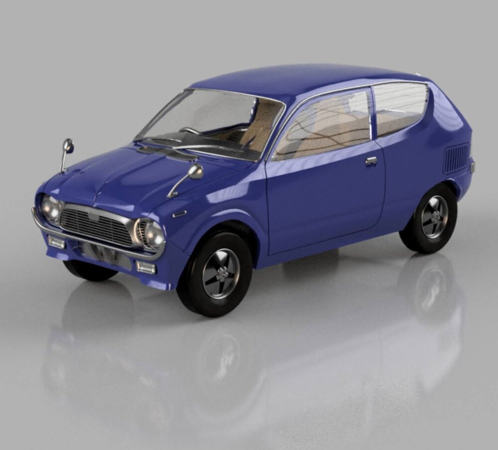 1/18スケール 国内軽自動車モデルキット